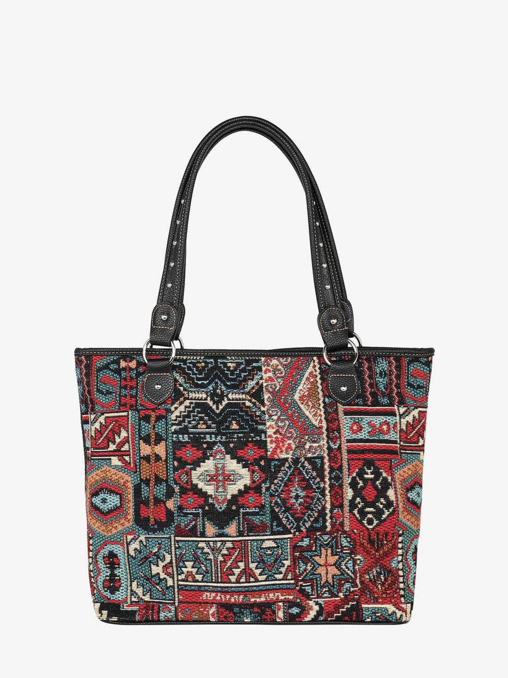 Montana West Western Pattern Print Canvas Tote Bag - Montana West World