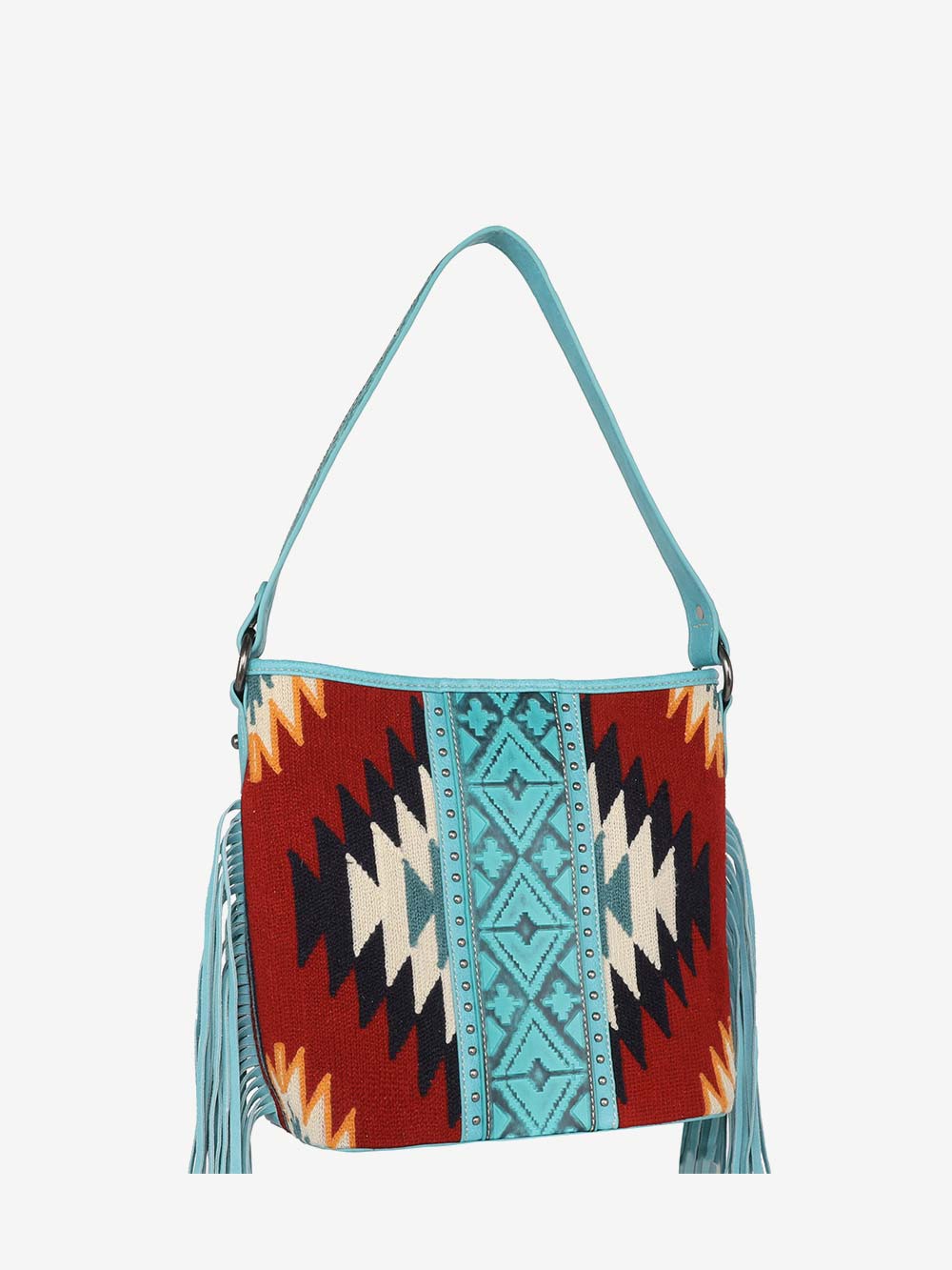 Montana West Aztec Tapestry Fringe Concealed Carry Hobo - Montana West World
