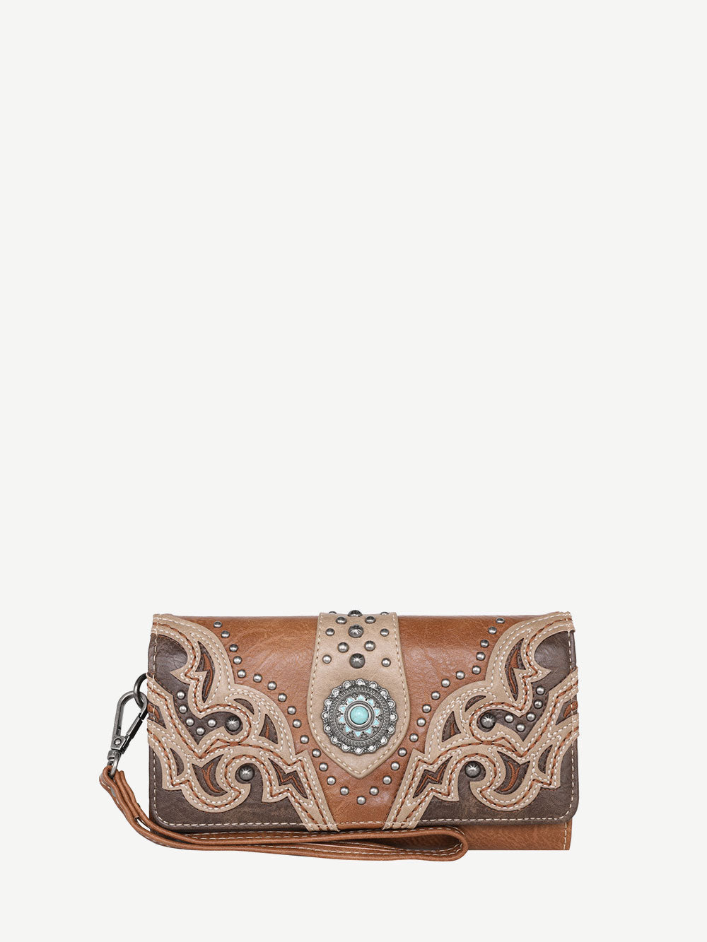 Montana West Laser Cut-out Concho Wallet - Montana West World