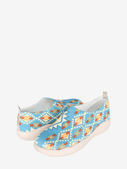 Montana West Rhinestone Aztec Slip On Sneaker - Montana West World