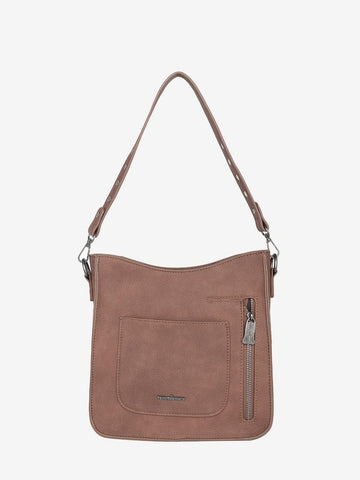 Trinity Ranch Hair-On Cowhide Concealed Carry Hobo - Montana West World