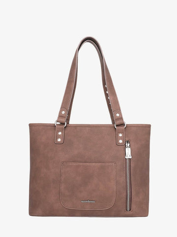 Trinity Ranch Hair-On Cowhide Collection Concealed Carry Tote - Montana West World