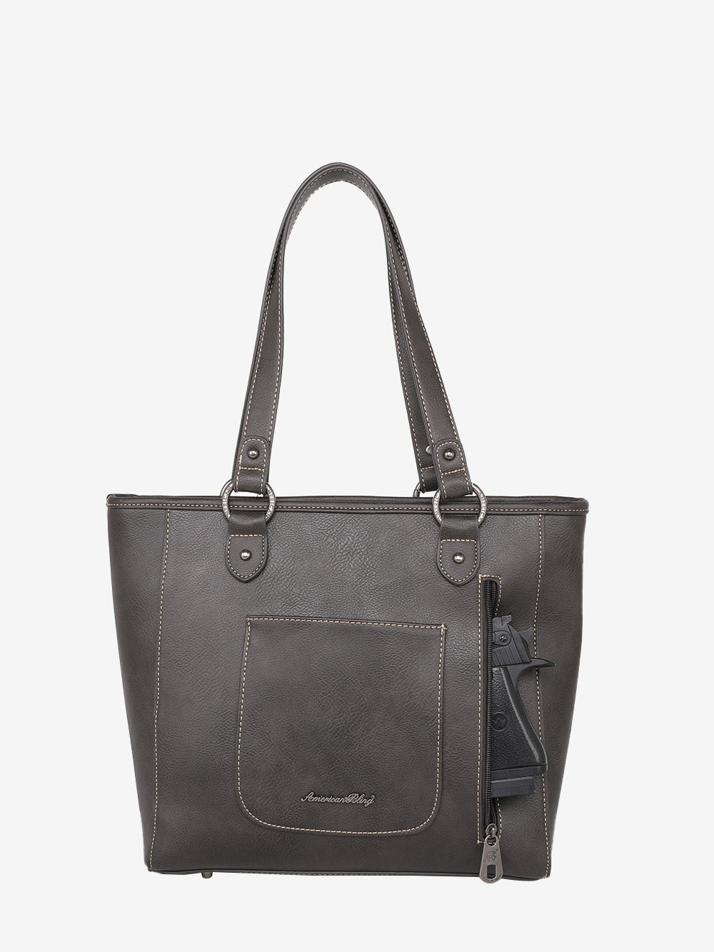 American Bling Coffee Embroidered Tribal Tote and Wallet Set - Montana West World