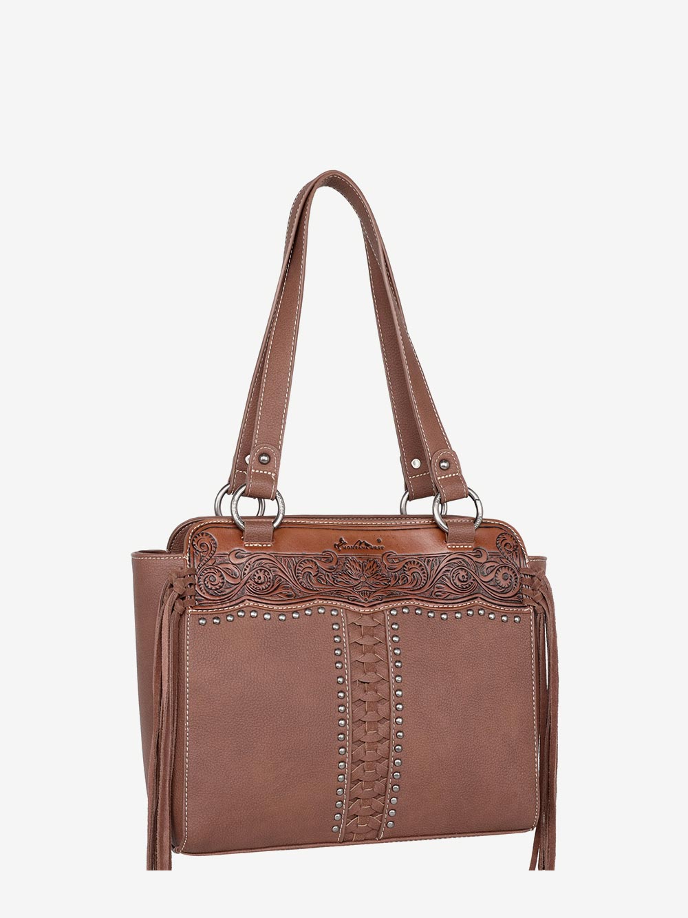 Montana West Tooling Floral Embossed Concealed Carry Tote - Montana West World