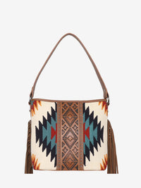 Montana West Aztec Tapestry Fringe Concealed Carry Hobo - Montana West World