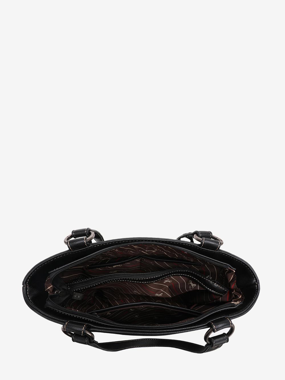 Montana West Vintage Floral Embroidered Aztec Fringe Tote - Montana West World