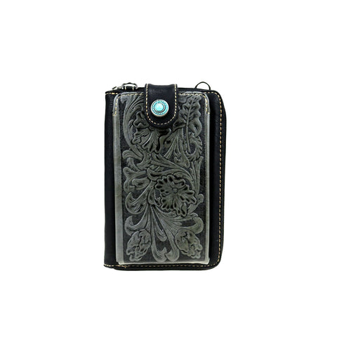 Montana West Tooled Crossbody Phone Purse - Montana West World