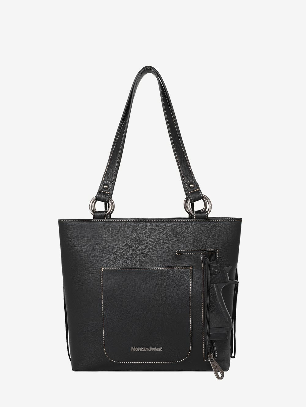 Montana West Vintage Floral Embroidered Aztec Fringe Tote - Montana West World