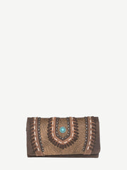 Montana West Vintage Floral Embossed Wallet - Montana West World