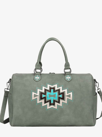 Montana West Embroidered Aztec Weekender Bag - Montana West World