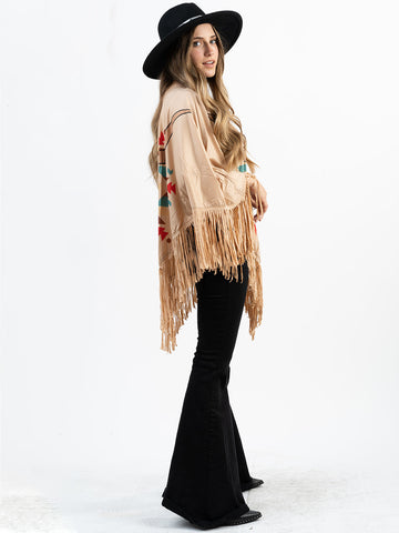 Montana West Steer Skull Collection Poncho - Montana West World