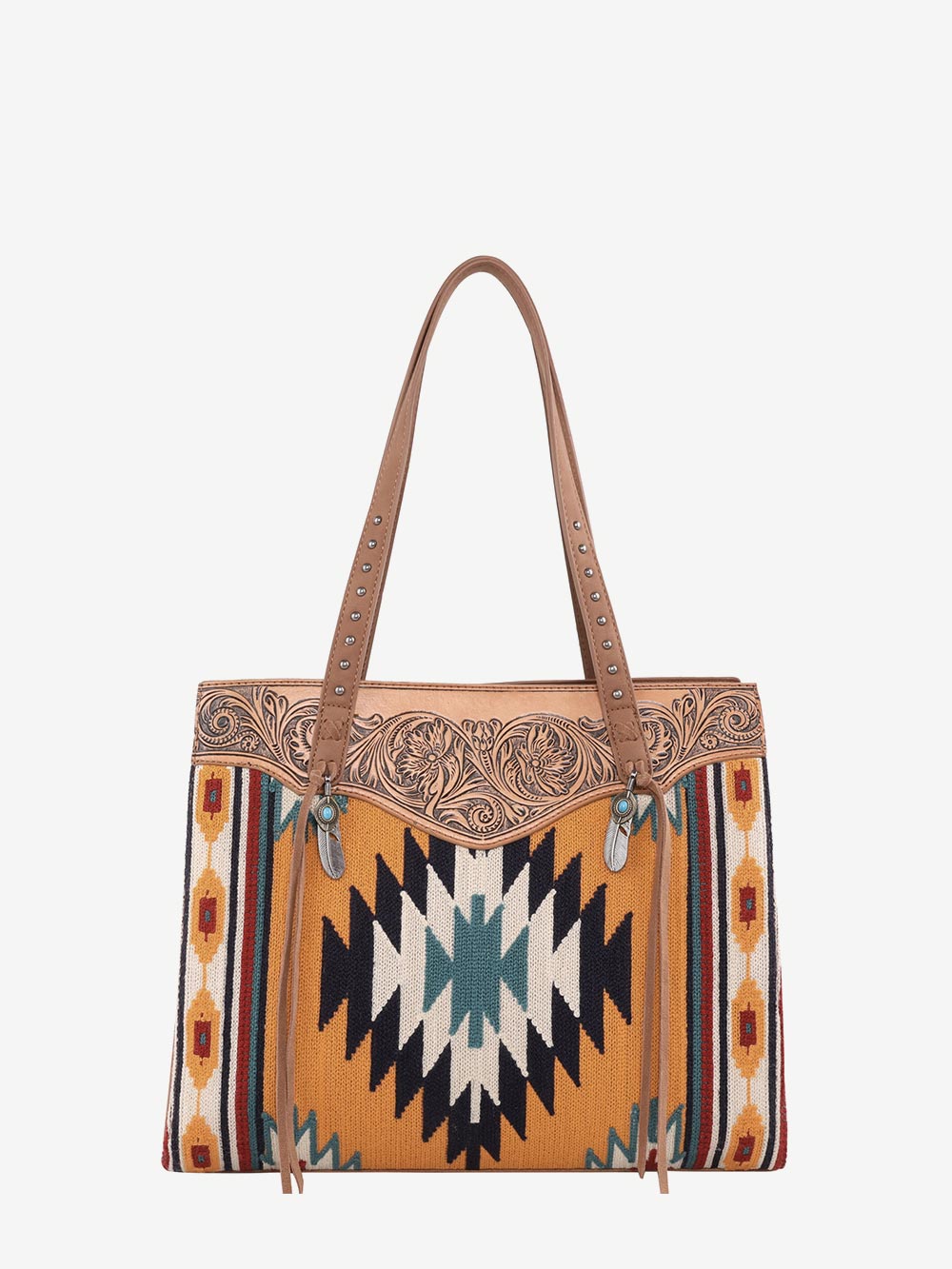 Trinity Ranch Aztec Tapestry Concealed Carry Tote - Montana West World