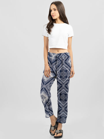 American Bling Women Aztec Tribe Print Long Pants - Montana West World