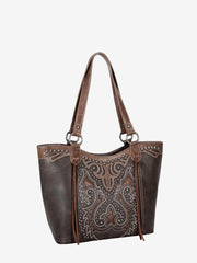 Montana West Cut-Out Boot Scroll Concealed Carry Tote - Montana West World