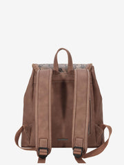 Trinity Ranch Hair On Cowhide Embossed Floral Concho Backpack - Montana West World