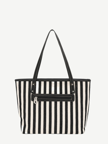 Montana West Zebra Print Canvas Tote Bag - Montana West World