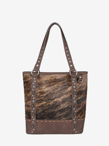 Trinity Ranch Hair-On Cowhide Concealed Carry Tote - Montana West World