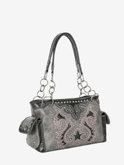 Montana West Cut-Out Boot Scroll Concealed Carry Satchel - Montana West World