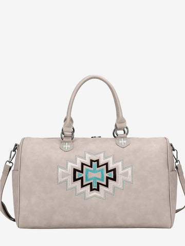 Montana West Embroidered Aztec Weekender Bag - Montana West World