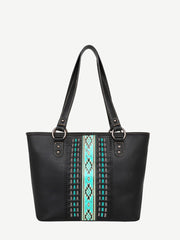 Montana West Laser Cut Out Embossed Aztec Concealed Carry Tote - Montana West World