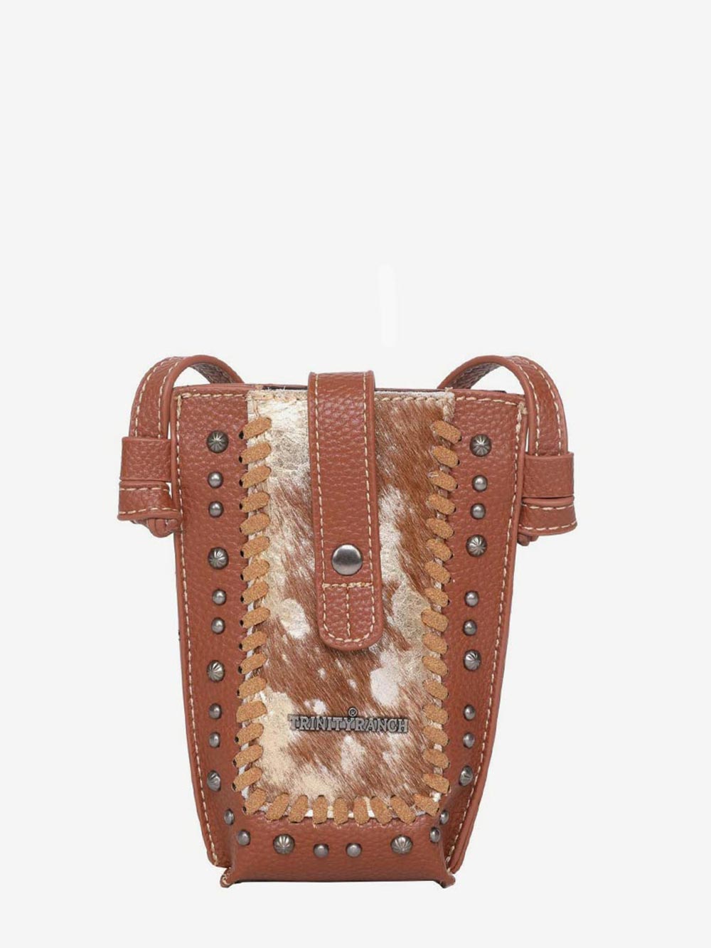 Trinity Ranch Hair-On Cowhide Collection Crossbody Phone Case - Montana West World