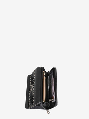 Montana West Concho Studs Whipstitch Wallet - Montana West World