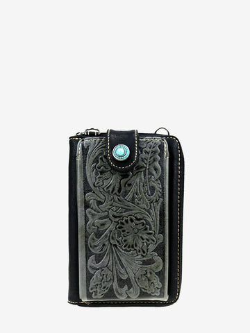 Montana West Tooled Crossbody Phone Purse - Montana West World