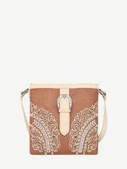 Montana West Cut-Out Floral Buckle Concealed Carry Crossbody - Montana West World