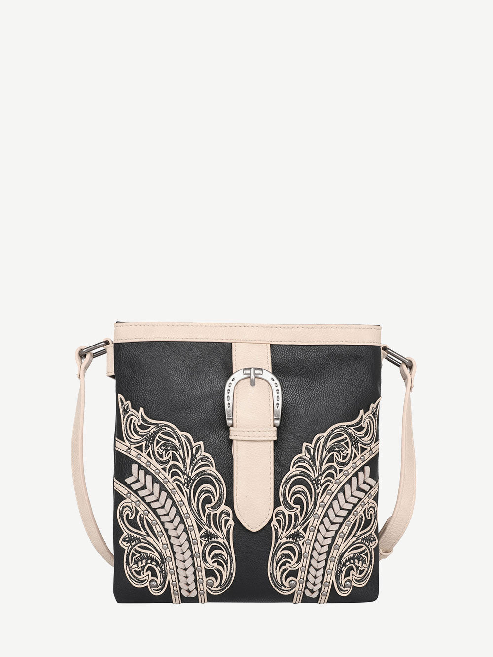 Montana West Cut-Out Floral Buckle Concealed Carry Crossbody - Montana West World