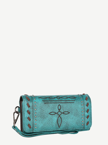 Montana West Whipstitch Studs Wallet - Montana West World