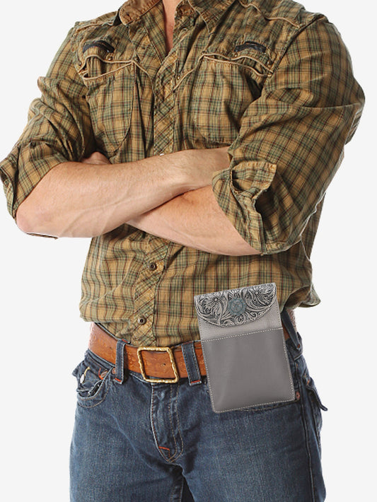 Montana West Genuine Leather Belt Loop Holster Cell Phone Case – Montana  West World