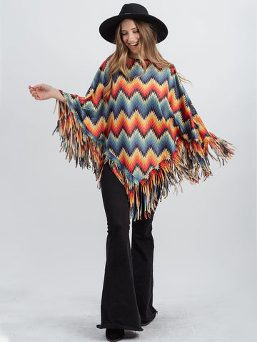 Montana West Serape Collection Poncho - Montana West World