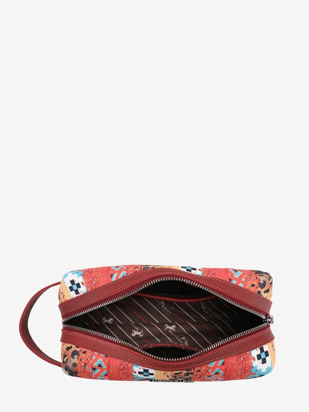 Montana West Red Aztec Multi Purpose Travel Pouch - Montana West World