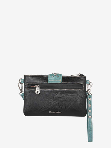 Montana West Laser Cut-out Buckle Crossbody Wristlet - Montana West World