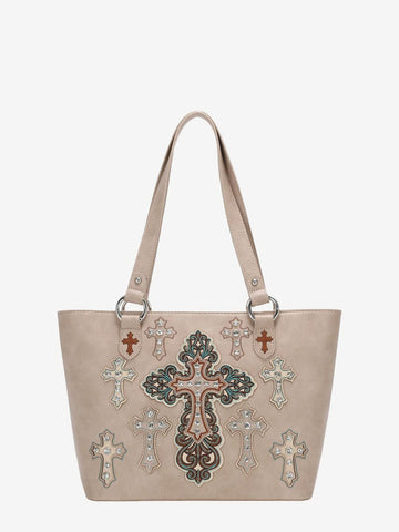 Montana West Embroidered Spiritual Concealed Carry Tote - Montana West World