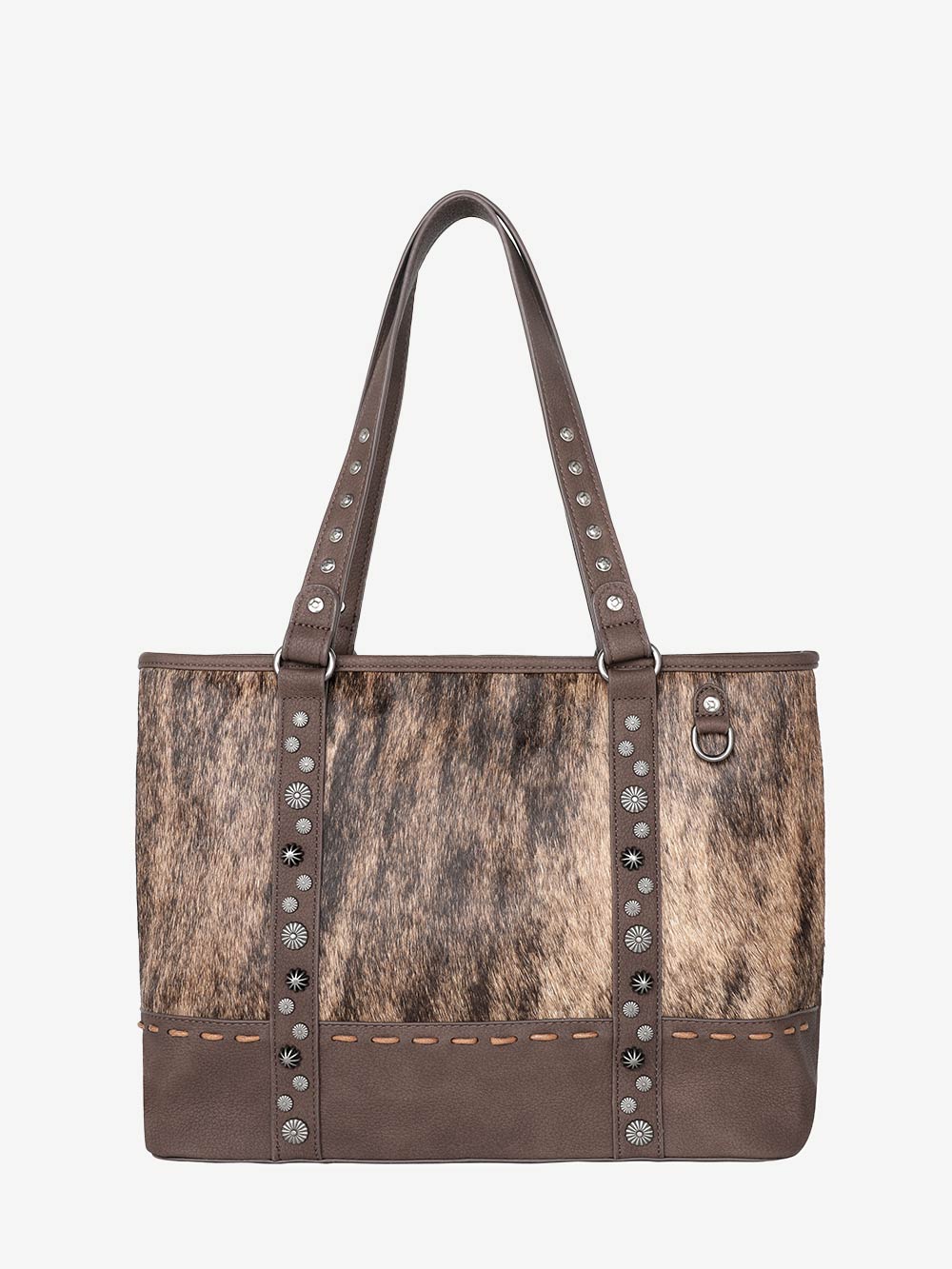 Trinity Ranch Hair-On Cowhide Collection Concealed Carry Tote - Montana West World