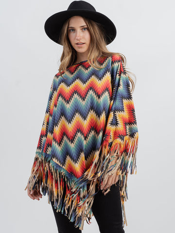 Montana West Serape Collection Poncho - Montana West World