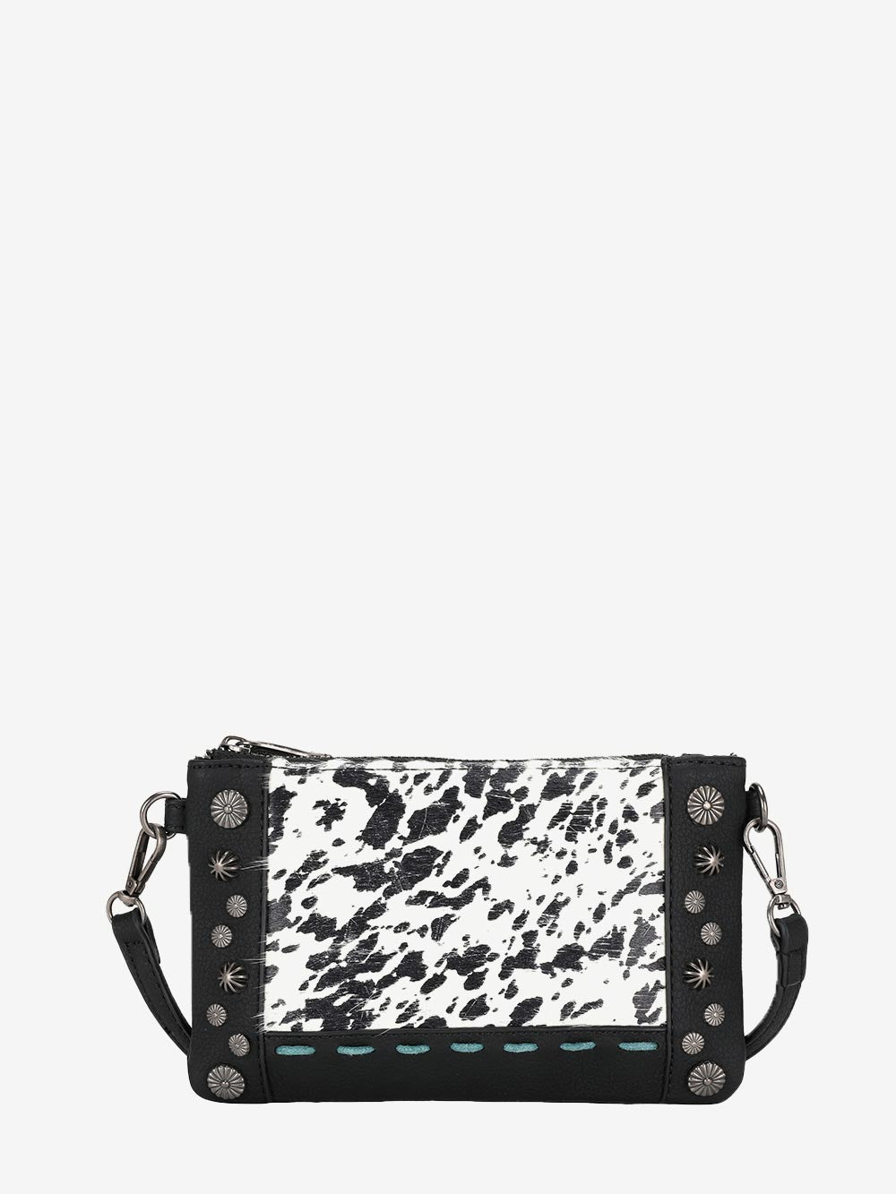Trinity Ranch Hair-On Cowhide Collection Crossbody Clutch - Montana West World