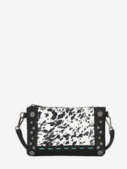 Trinity Ranch Hair-On Cowhide Collection Crossbody Clutch - Montana West World