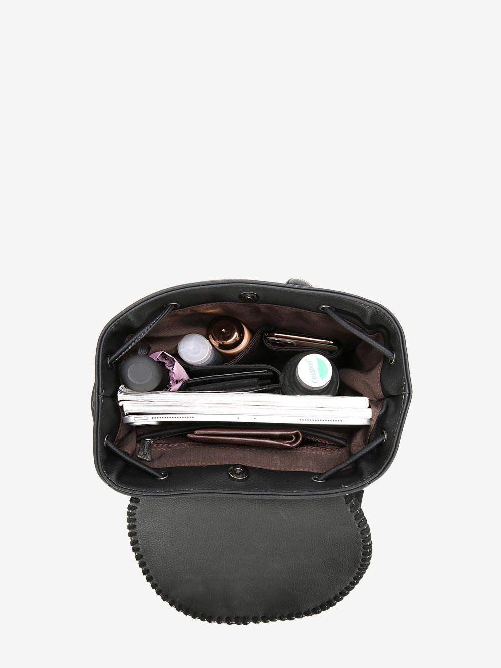 Trinity Ranch Hair On Cowhide Embossed Floral Concho Backpack - Montana West World