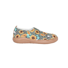 Montana West Leopard Floral Bull Skull Print Slip On Sneaker - Montana West World
