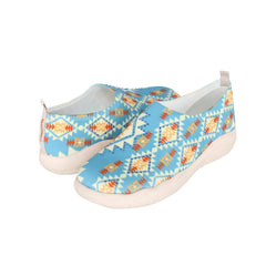 Montana West Rhinestone Aztec Slip On Sneaker - Montana West World