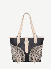 Montana West Cut-Out Floral Buckle Concealed Carry Tote - Montana West World