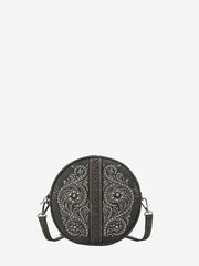 Montana West Floral Embroidered Crossbody Circle Bag - Montana West World