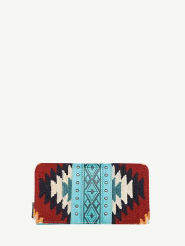 Montana West Embossed Aztec Tapestry Wallet - Montana West World