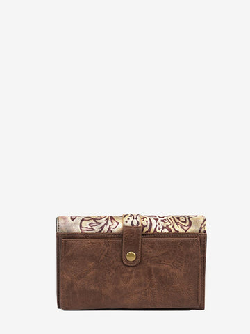 Montana West Cut-out Western Floral Buckle Crossbody Wallet - Montana West World