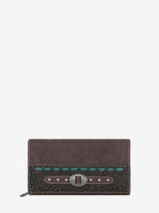 Montana West Embossed Floral Concho Wallet - Montana West World