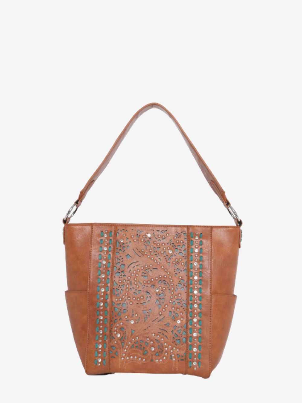 Montana West Vintage Floral Cut-Out Hobo - Montana West World
