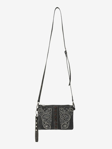 Montana West Floral Embroidered Crossbody Clutch - Montana West World