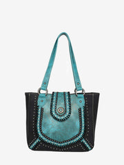 Montana West Vintage Floral Embossed Carry Tote - Montana West World